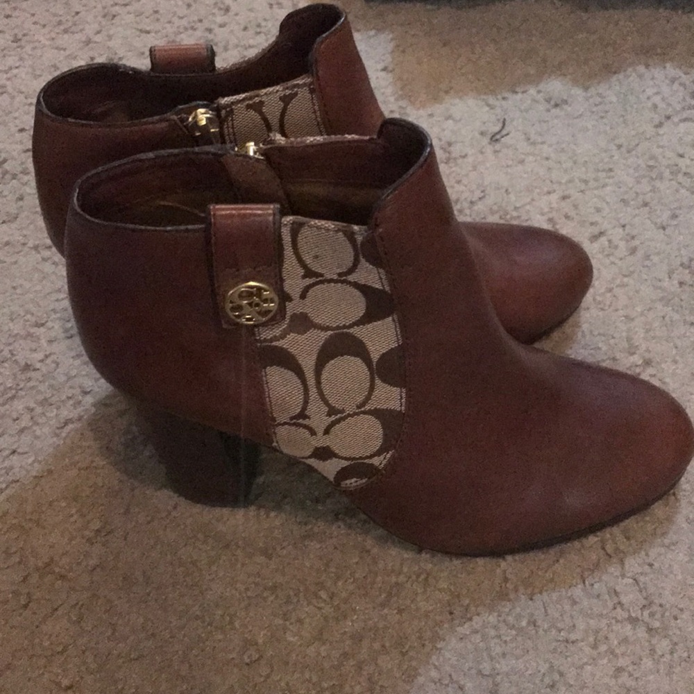 Size 10 Coach booties